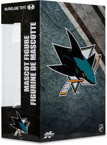 ألعاب ماكفارلين- S.J. شاركي (سان خوسيه شاركس) NHL 8in الفينيل التميمة الشكل McFarlane's SportsPicks in Saudi Arabia