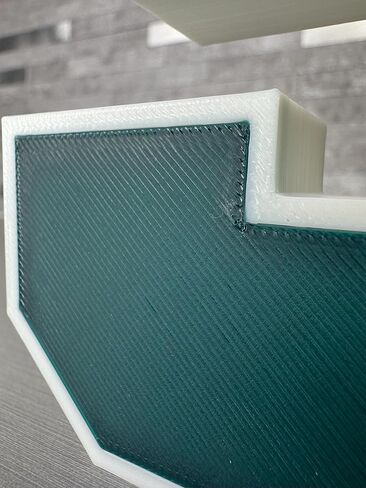 شعار S مزخرف مطبوع ثلاثي الأبعاد لولاية ميشيغان، شكل عرض قائم بذاته، أخضر وأبيض، ديكور لمشجعي الرياضة الجامعية in Kuwait