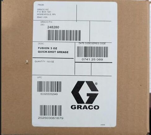 Graco 248280 Fusion 3 oz Quick-Shot Grease, Gun Lubricant, 10 Pack in Saudi Arabia