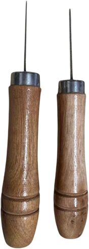 2 Pieces Guitar Slotting Saw Professional Bridge Pin Hole Slotting Saw Universal Saddle Guide Tool Precision Metal Luthier Tool Suitable for, 0.7mm 1.3mm with Box in Kuwait