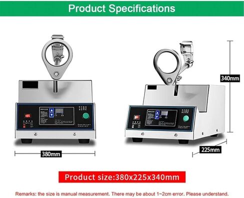 Electric Milk Tea Shaker Machine, with Smart Control Panel, 0~120s Timing, Can Shake 350-700ML, for Coffee, Juice, Milkshakes, Cocktails 140W in Saudi Arabia