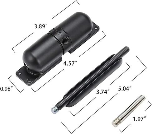 AA49 2X إغلاق زنبركي آمن للباب، مفصل إغلاق قابل للتعديل، للذات in Kuwait