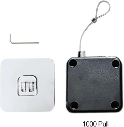 No Punching Door Closer Pull Cord Closers Adjustable Surface Stop Bracket Type(Black G549A) in Saudi Arabia