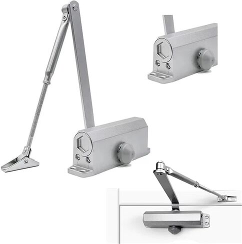 Door Closer Adjustable Stop Multifunctional Buffer Suitable for Residential Decoration(As Shown A) in Saudi Arabia