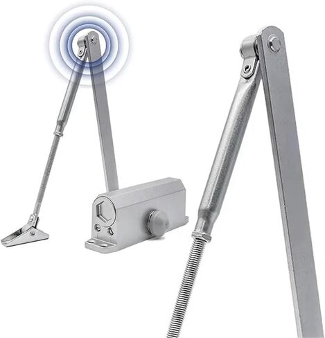 Door Closer Adjustable Stop Multifunctional Buffer Suitable for Residential Decoration(As Shown A) in Saudi Arabia