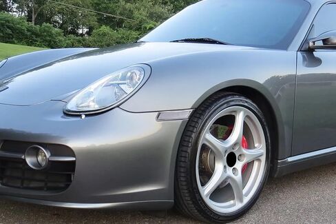 Ijdmtoy Euro Dark Dark Smoked Lens More Pront Marker Marker Lights ، متوافقة مع Porsche 2006-2012 Cayman/Boxster ، 2005-2012 911 in Saudi Arabia