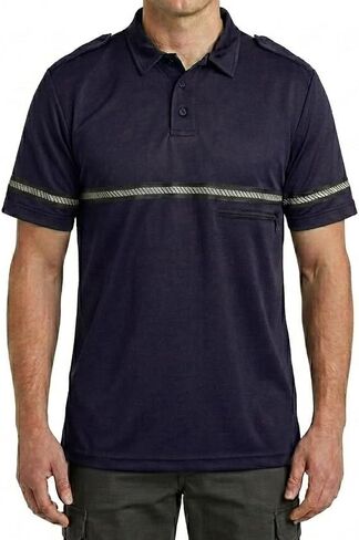 First Class Bike Patrol Shirt with Reflective Striping - High Visibility Shirt in Saudi Arabia
