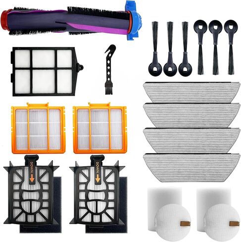 19Pcs Replacement Part for Shark Power Detect Pro AV2800ZE AV2820AE AV2820ZE RV2820AE RV2820ZE RV2820YE AV2810YS Robot Vacuum in Saudi Arabia
