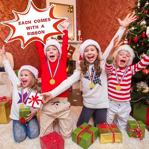 18 قطعة 2 بوصة ميداليات جائزة الفائز بالذهب ميداليات جائزة المركز الأول مع أشرطة الرقبة للبطولات والمسابقات والجوائز الرياضية المفضلة للحفلات in Kuwait