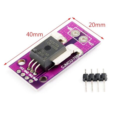 acs758 Current Sensor Module - 50a Linear Current Sensor with 120 khz Bandwidth, 3-5.5v, acs758lcb-050b-pff-t in Saudi Arabia