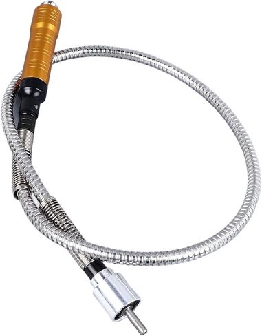 Flexible Shaft Adapter Extension Tool for Power Drill Converter with Rubber Stainless Steel Shaft Attachment for Grinders Engraving Machines and Polishing Tools (Stainless Steel Style) in Saudi Arabia