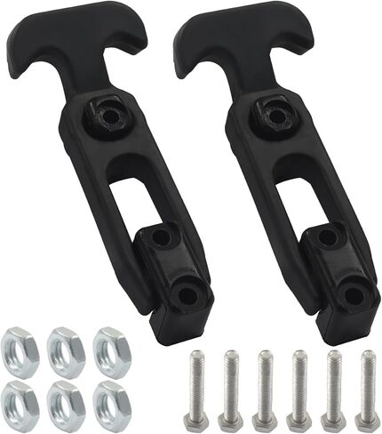 قطعتان من مزلاج مطاطي مرن على شكل حرف T، مبرد صندوق أدوات مزلاج بمشبك، غطاء ماكينة هندسة عربة الجولف لخزانة الأدوات/مقصورة القارب in Kuwait