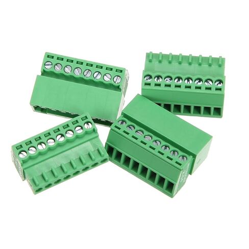 MECCANIXITY 10 Pcs 2 Pin 2.54mm Pitch PCB Mount Screw Terminal Block Connector Plug Socket Panel Mount Pluggable Type Connector 125V 4A for 28-16AWG Cable for Electronic Device Chip in Saudi Arabia