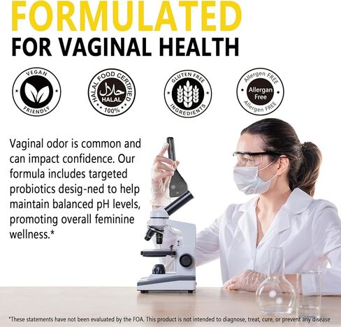 4-in-1 Nuora Premium Feminine Balance Gummies & PH Balance Gummies for Women - Immune Support & Healthy Odor & Flora - Vegan,Non-GMO - Hawaiian Pineapple,60 Count in Kuwait