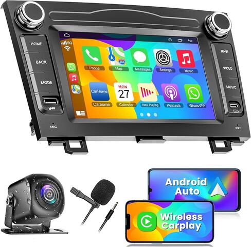 راديو ستيريو للسيارة Honda Civic 2006-2011، Android 13.0 (4G RAM 64G ROM) شاشة لمس 9 بوصة يدعم Carplay/Android Auto، نظام تحديد المواقع العالمي (GPS) وبلوتوث، كاميرا احتياطية وراديو FM in Saudi Arabia