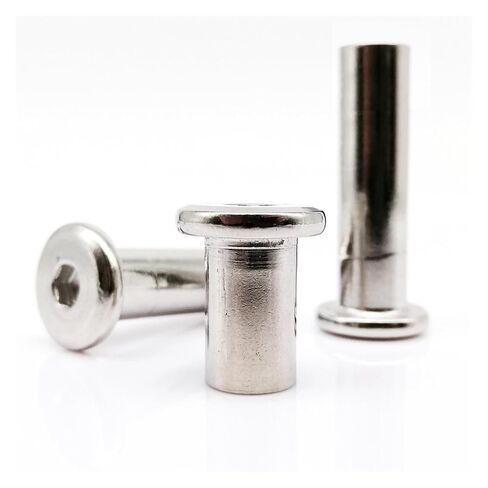M3 M4 M5 M6 M8 M10 Length 5-120mm 304 Stainless Steel Hex Hexagon Socket Head Furniture Rivet Connector Insert Joint Sleeve Nut(M5 1pc,90mm Length) in Saudi Arabia