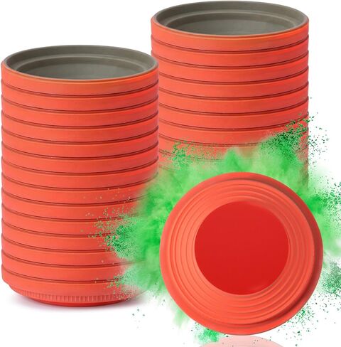 100 Pcs Clay Pigeon Trap and Skeet Targets Biodegradable Clay Target Refill Disks, 110mm High-Visibility Orange Targets for Skeet & Trap Shooting, Practice Shattering Disc in Kuwait