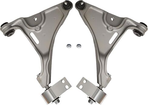 AUQDD 10Pc Front End Suspension Kit Fit For 2006-2011 Bu-ick Lucerne, Ca-dillac DTS, 2 Lower Control Arm w/Ball Joint 2 Sway Bar Link 4 Outer & Inner Tie Rod End (# K80354 K80355 K700528 EV260 ES3452) in Saudi Arabia