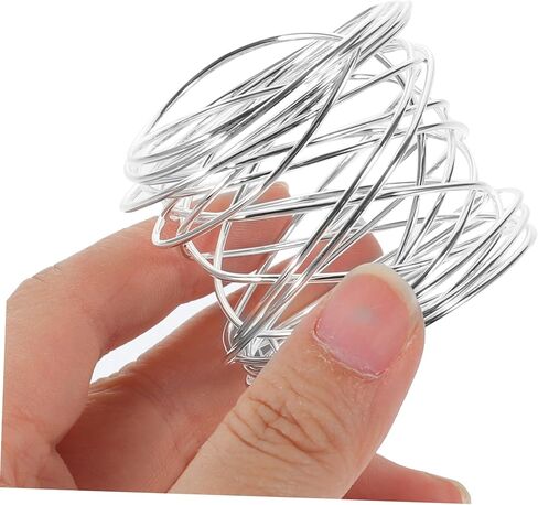 STOBAZA 6 Pcs Silver Napkin Rings Set Metal Buckles for Paper Napkins Wedding Party Table Decorations Elegant Napkin Holders for Home Dining Special Occasions in Saudi Arabia