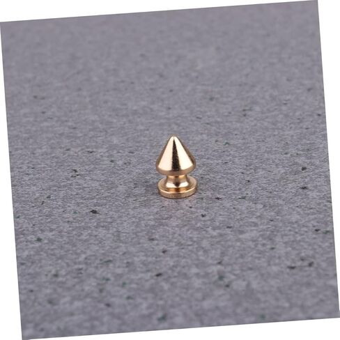 OUNONA 20Pcs Tree Shape Metal Rivets for DIY Crafts Punk Style Accessories for Clothing Shoes and Bags Golden Color for Handicrafts and Fashion Projects in Saudi Arabia