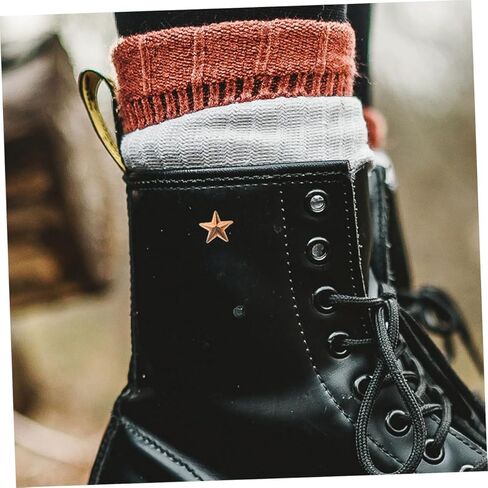 Healifty 80pcs Studs for Clothing: Star Studs Rivets - DIY Punk Decorations - Alloy Spikes for Hats Shoes Belts and Bags - Clothing Accessories in Saudi Arabia