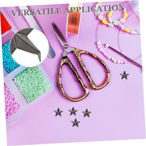 KALLORY Versatile Metal Star Studs Easy Install Clothing Studs Decorative Rivets for DIY Fashion Suitcase More Organized Box in Saudi Arabia