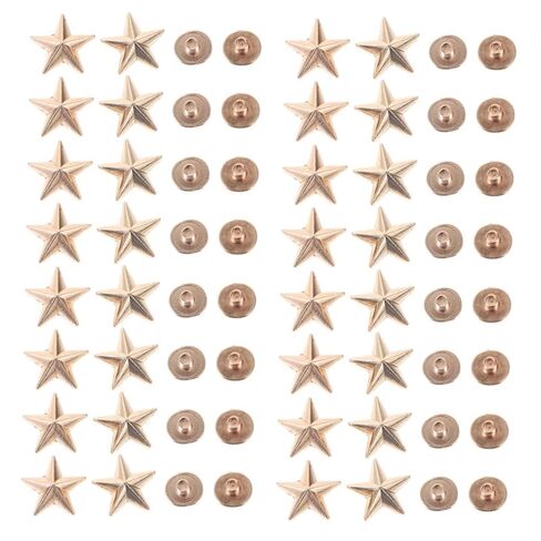 VALICLUD 80pcs Alloy Studs for DIY Star Rivets Spike Rivets Punk Craft Studs Versatile for Clothing and Accessories in Saudi Arabia