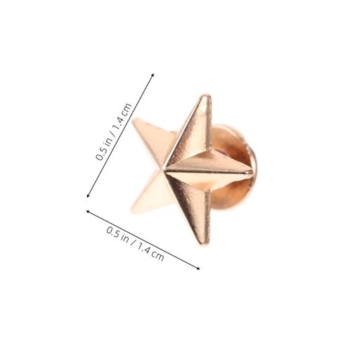 VALICLUD 80pcs Alloy Studs for DIY Star Rivets Spike Rivets Punk Craft Studs Versatile for Clothing and Accessories in Saudi Arabia