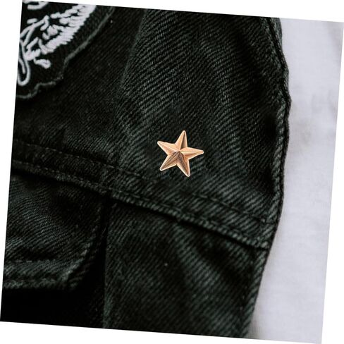 VALICLUD 80pcs Alloy Studs for DIY Star Rivets Spike Rivets Punk Craft Studs Versatile for Clothing and Accessories in Saudi Arabia
