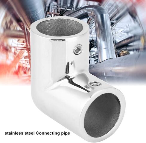 2 Way Pipe Fitting Thickened 316 Stainless Steel 3mm Thickness Elbow Pipe Connection for Plumbing Industrial Applications Durable Hardware Accessories (25mm) in Kuwait