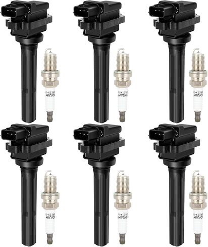 ECCPP UF237 6 ignition coils with 6 iridium Spark Plugs Tracker/XL-7 Grand Vitara V6 2004-2007 2.5L E525A GN10350 50072 in Saudi Arabia