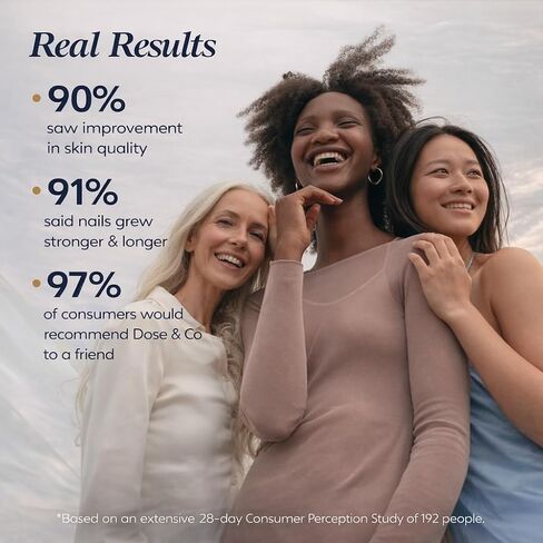 دوز آند كو. مسحوق كريمر الكولاجين بالفانيليا، 12 أونصة | الكولاجين البقري المتحلل من النوع الأول والثالث مع 11 جرام بروتين لكل وجبة | يدعم الشعر والبشرة والأظافر | التوافر البيولوجي العالي، غير معدل وراثيًا، خالي من الغلوتين in Kuwait