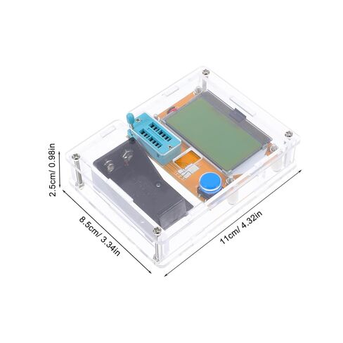 GANAZONO Graphical Tester High Precision Capacitor Inductor Resistor Tester LCD Display Battery Case Included in Saudi Arabia
