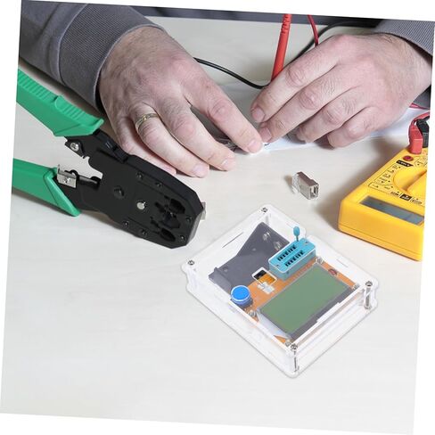 GANAZONO Graphical Tester High Precision Capacitor Inductor Resistor Tester LCD Display Battery Case Included in Saudi Arabia