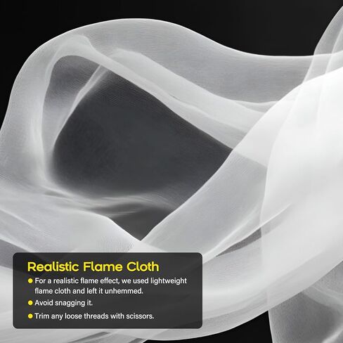 TCFUNDY 24 LED Fake Fire Flame Light RGB 3-in-1 DMX Artificial Fire Lamp 4ft Simulated Flame Lamp Effect for Stage Halloween DJ Disco Party Lighting in Kuwait