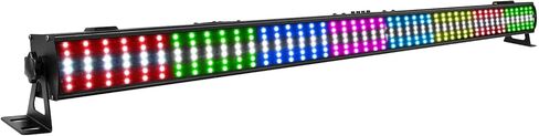 شريط إضاءة LED 100 وات - OPPSK 288LEDs RGBW DJ Bar Light Strobe بواسطة DMX Master-Slave Control Chasing Function Pixel Mapping Uplights لأحداث مرحلة الحفلات، العرض المباشر، النادي، حفلة عيد الميلاد in Kuwait