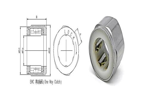 10PCS EWC1012 EWC101612 10X16X12 10 * 16 * 12 Outer Ring Hexagon One Way Needle Roller Bearing in Saudi Arabia