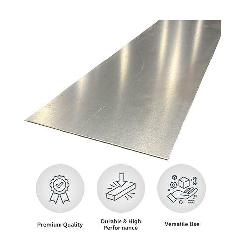 0.078" x 7" x 12" CP Grade 1 Titanium Sheet Annealed Durable Titanium Material Industrial Projects Custom Fabrication Precision Machining Mechanical DIY Metalwork in Saudi Arabia