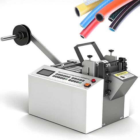 آلة قطع الأنبوب المنكمش بالحرارة الأوتوماتيكية بالكامل، آلة قطع الأنبوب المنكمش بالحرارة الأوتوماتيكية بالكامل بالكمبيوتر الصغير، دقة القطع 0.1 مم، لأنبوب الانكماش الحراري، أنبوب الألياف الزجاجية، الكابل in Kuwait