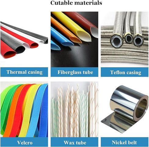 آلة قطع الأنبوب المنكمش بالحرارة الأوتوماتيكية بالكامل، آلة قطع الأنبوب المنكمش بالحرارة الأوتوماتيكية بالكامل بالكمبيوتر الصغير، دقة القطع 0.1 مم، لأنبوب الانكماش الحراري، أنبوب الألياف الزجاجية، الكابل in Kuwait