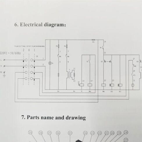 220V 1PH Semi Automatic Sealing Cutting Machine Film Heat Shrink Wrap 500-800pcs/h Automatic 2 in 1 Sealing and Shrinking Packaging Machine for POF/PVC/PP 3800W in Kuwait