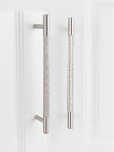 نحاس صلب منقوش 500 مم مقبض طويل درج T-مقبض خزانة نيكل 1 قطعة (8838-128) in Kuwait