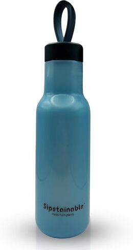 20 Oz Plastic Water Bottle - Eco-Friendly Reusable Bottle - Water Bottles BPA Free, Lightweight & Durable Leakproof Lid - Sustainable Bottle Sports & JYM Use (Beige) in Saudi Arabia