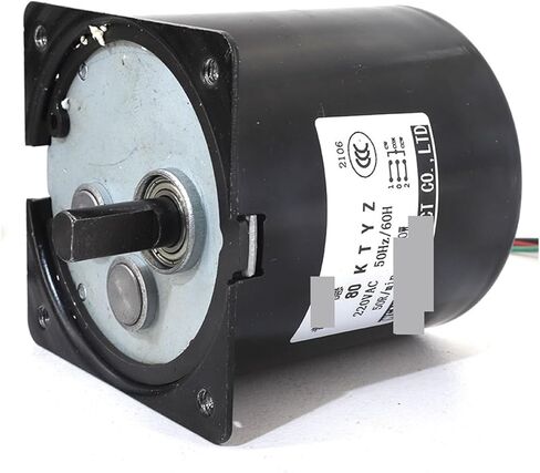Synchronous Motor 80KTYZ Permanent Magnet Motors Controllable Positive Negative Inversion Metal Geared Reducer AC 220V(10rpm with bracket) in Saudi Arabia