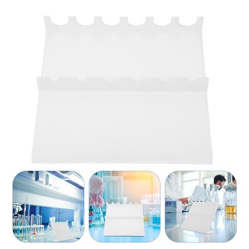 Zerodeko Plastic Pipette Rack Stand 6-Hole Laboratory Pipettor Holder Organizer Storage Container for Scientific Lab Use in Saudi Arabia