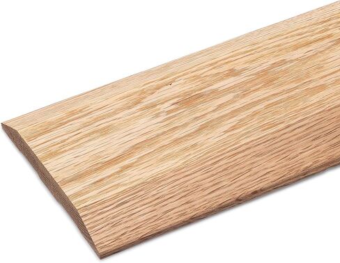 6" Wide x 5/8" High Unfinished Oak Threshold – Durable Solid Wood Door Transition Strip, Stainable, Part #W-80-U (3 FT Long) in Saudi Arabia