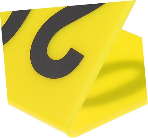 Toyvian 20pcs Acrylic Evidence Numbers Crime Scene Markers Reusable Table Numbers for Restaurant Detective Scene Double-Sided Fillable in Saudi Arabia