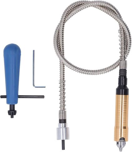 Qiilu High Performance Shaft Extension Chuck Adapter Flexible Attachment for Electric Drill Grinder Tool Tools & Home Improvement Power & Hand Tools Power Tool Parts in Saudi Arabia