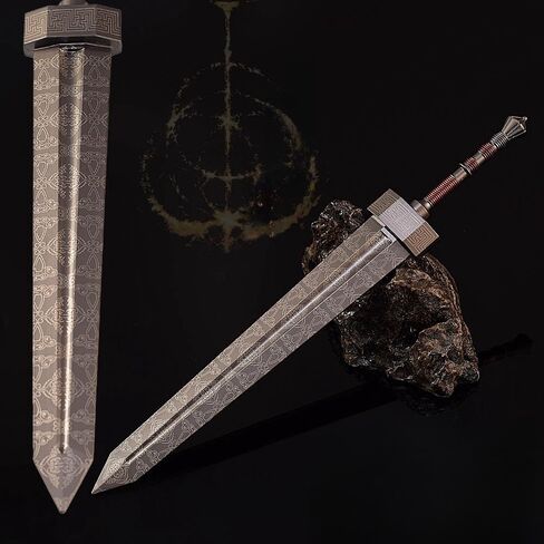 Superbuybox Game Elden Ring 12''Colossal Sword Greatsword Martial Arts Knife Action Figures Game Collection Keychain Gift Desk Decoration Giftbox in Kuwait