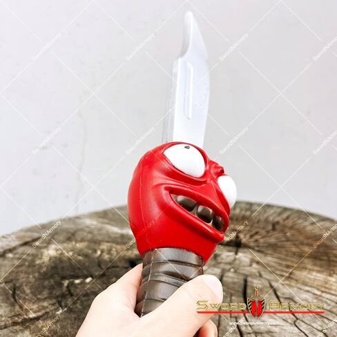 Munetoshi 14 "رغوة عالية الحياة السيف البلاستيك خنجر Sentient المشاجرة نسخة طبق الأصل زي تأثيري الدعامة الأحمر in Kuwait